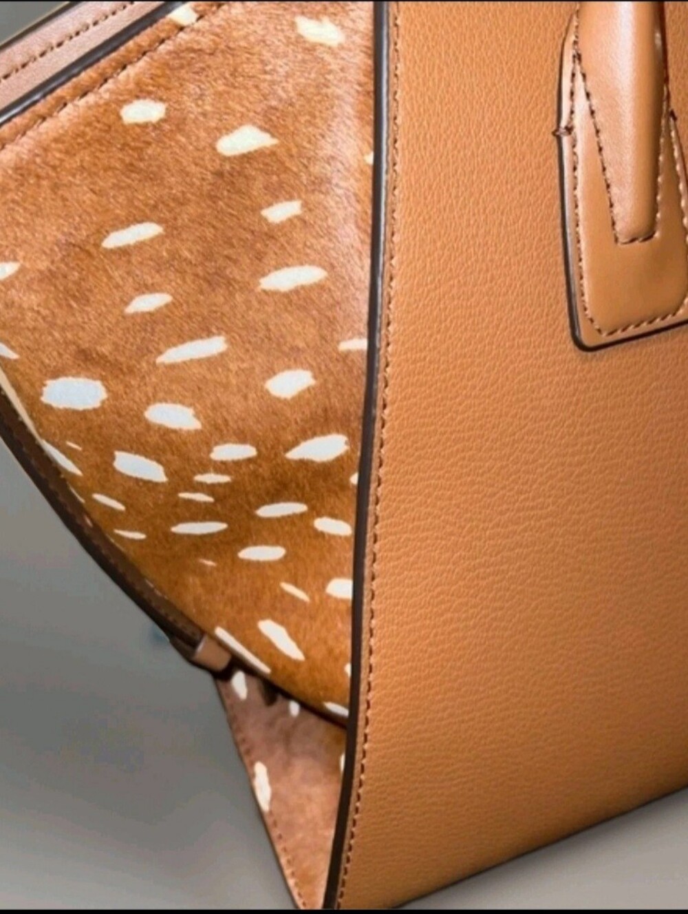 Michael Kors Tan Leather Satchel Handbag - Picture 3 of 6